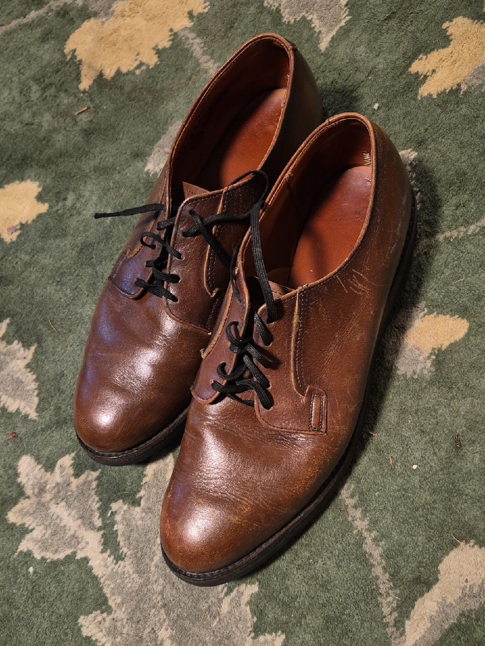Red Wing Shoes Brown Leather Derby Oxfords